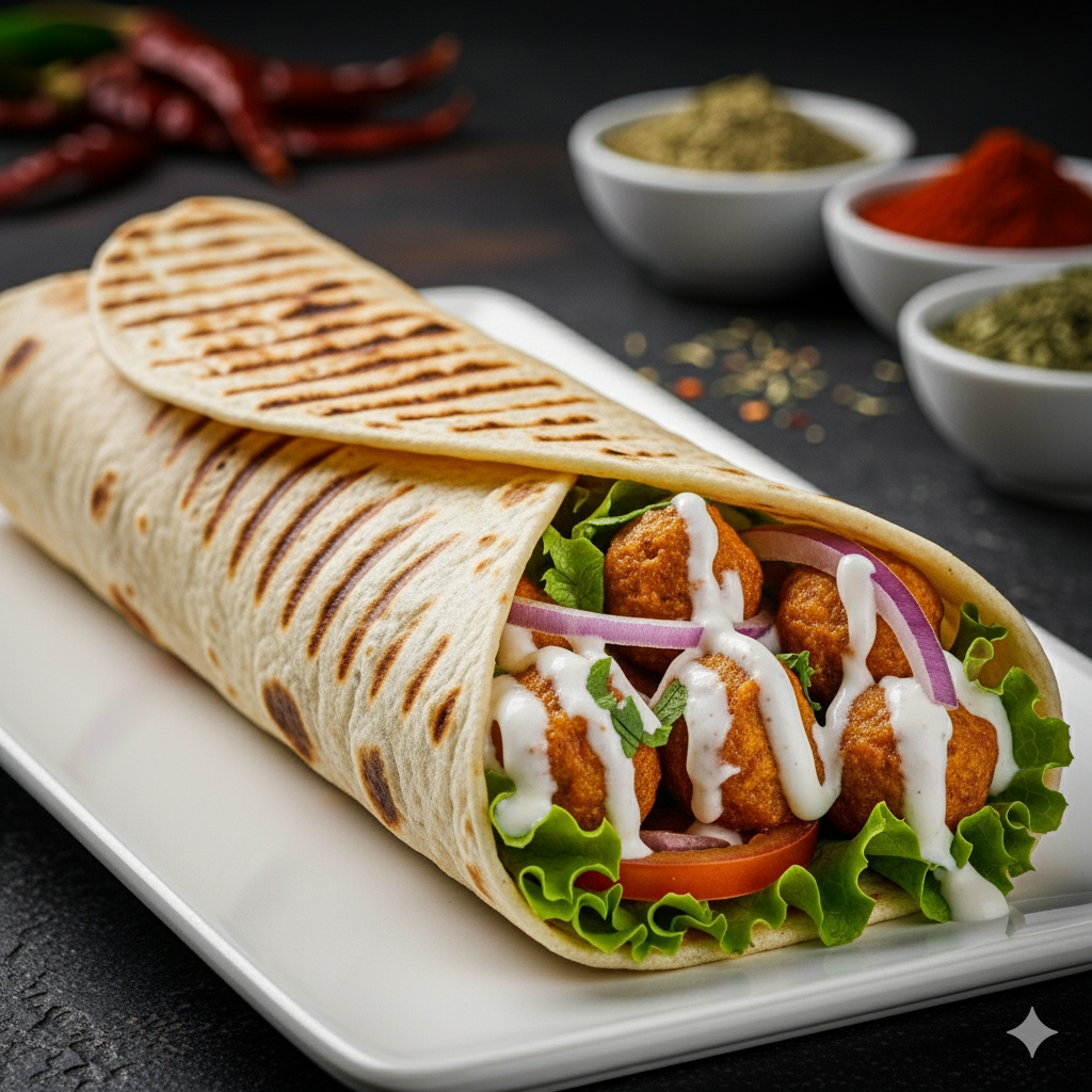 Soya Chaap Utha Wrap